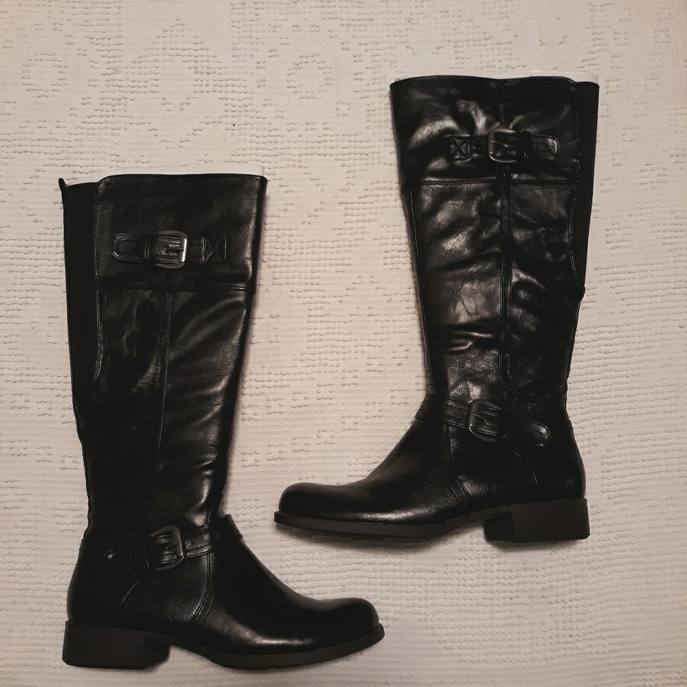 3/$15 Black winter knee high boots